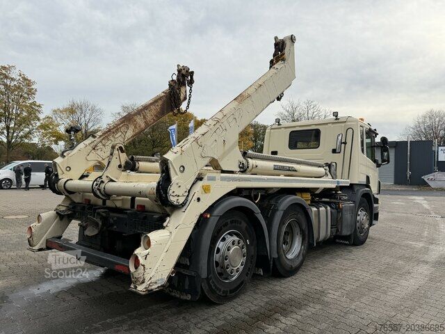 Kippers vrachtauto Scania P 320 6x2 Absetzkipper Euro 6 Teleskopierbar