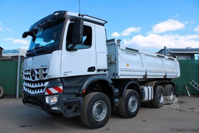 Tristrani prekucnik MERCEDES-BENZ 3545 8x4 BB RETARDER BORDMATIK AHK Nr.: 268