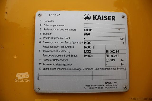 Wywrotka próżniowa SCANIA G 450 8x4 - UNFALL - KANALREINIGER - Nr.: 014