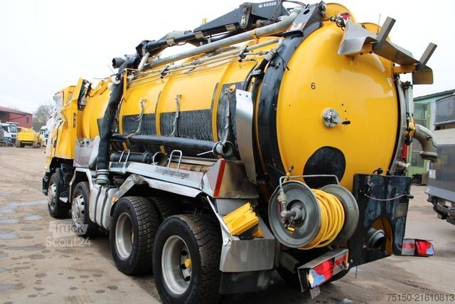 Wywrotka próżniowa SCANIA G 450 8x4 - UNFALL - KANALREINIGER - Nr.: 014