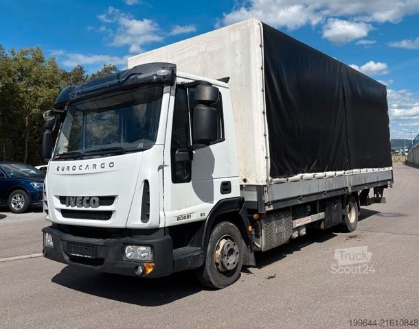 Curtain sider van IVECO Eurocargo 100E21 E6 LBW-Bär Klima,