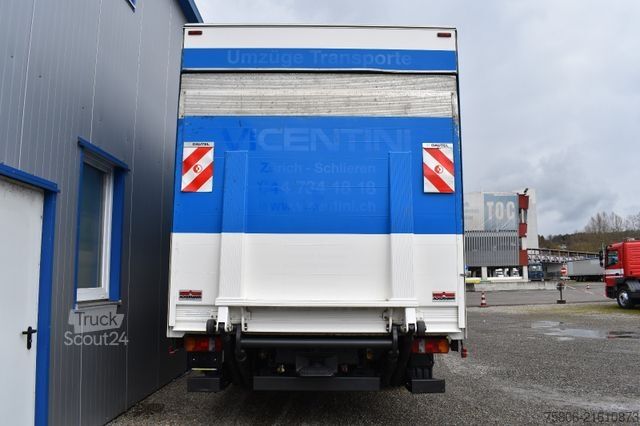 Box truck MERCEDES-BENZ Atego 1328 L 4x2 6-Sitze LBW AHK