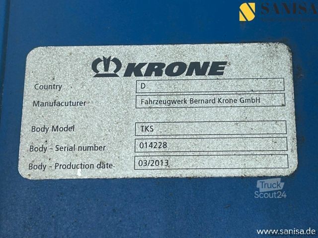 Рефрижераторный полуприцеп KRONE TKS SZ/Carrier Maxima 1300