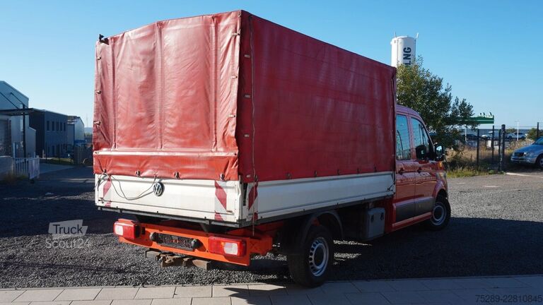 Furgon cu prelată laterală VW Crafter 35 2.0 TDI Doka L4 Standheizung Plane