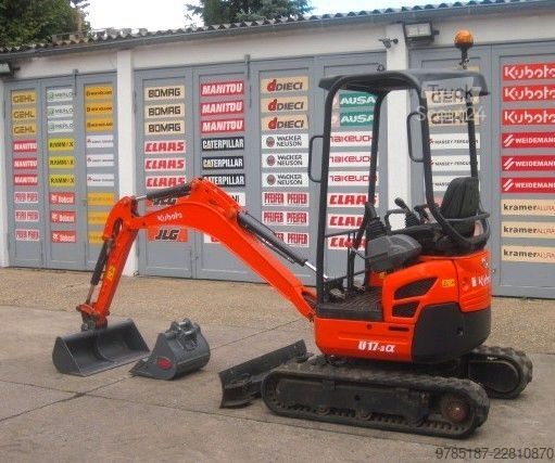 Мини багер KUBOTA U17-3a  * 2x Löffel *