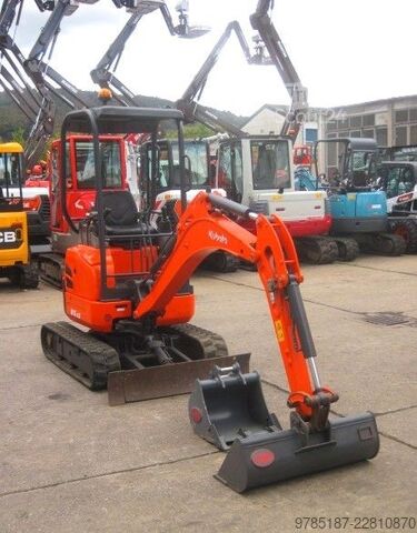 Мини багер KUBOTA U17-3a  * 2x Löffel *