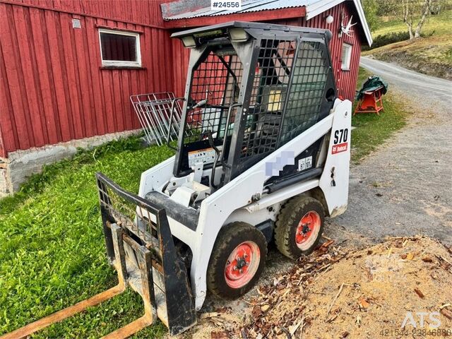 Φορτωτής Bobcat S70 Compact Loader with Sweeper, Bucket and Pallet
