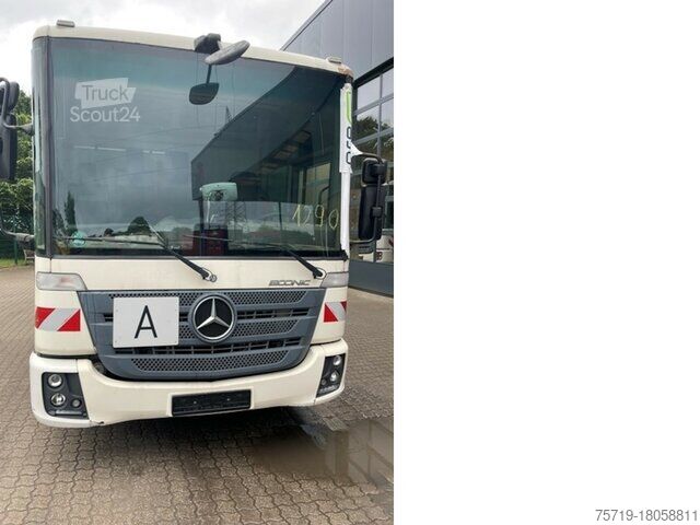Camión de la basura Mercedes-Benz 2635 Econic Faun Power Press/Euro 6