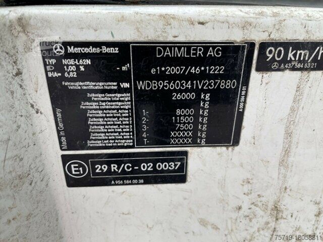 Camión de la basura Mercedes-Benz 2635 Econic Faun Power Press/Euro 6