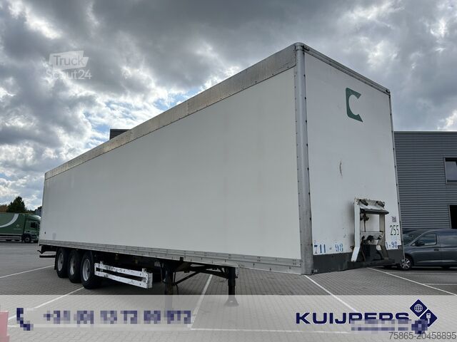 Kovček Krone SDP 27 / Box - Confectie / 3 axle BPW Drum / NL...