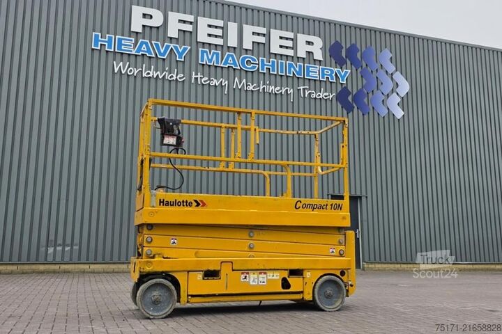 Scherenhebebühne Haulotte Compact 10N Electric, 10m Working Height, 230kg Ca