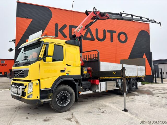 Síkágyas Volvo FM 420 6x2*4 Palfinger PK 18002 crane