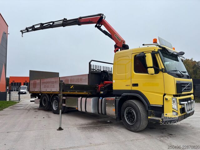 Síkágyas Volvo FM 420 6x2*4 Palfinger PK 18002 crane