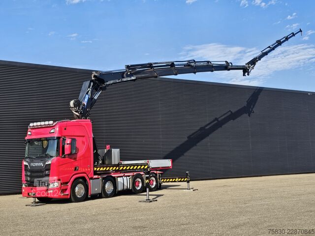 Standard-SZM Scania R650 V8 8x4 / HMF 9520 + JIB + WINCH / 140.000 ...