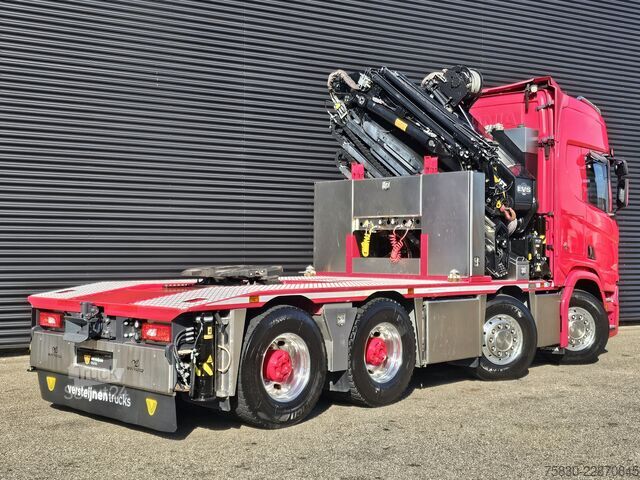 Standard-SZM Scania R650 V8 8x4 / HMF 9520 + JIB + WINCH / 140.000 ...