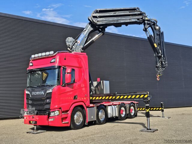 Standard-SZM Scania R650 V8 8x4 / HMF 9520 + JIB + WINCH / 140.000 ...