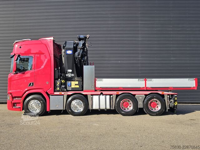 Standard-SZM Scania R650 V8 8x4 / HMF 9520 + JIB + WINCH / 140.000 ...