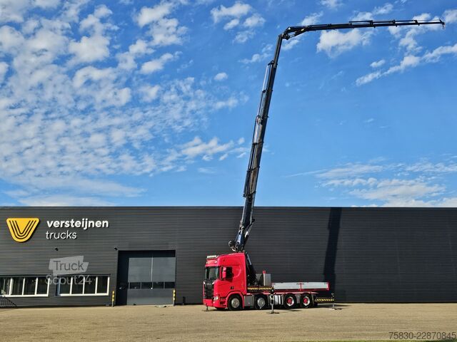 Standard-SZM Scania R650 V8 8x4 / HMF 9520 + JIB + WINCH / 140.000 ...