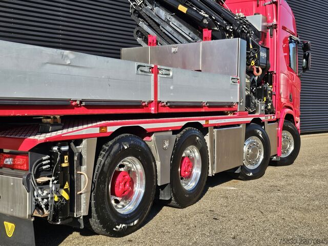 Standard-SZM Scania R650 V8 8x4 / HMF 9520 + JIB + WINCH / 140.000 ...