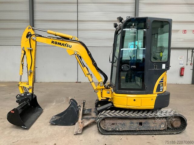 Minikotró Komatsu PC 26 MR-3