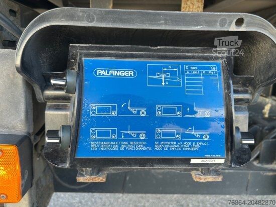 LKW mit Kofferaufbau IVECO 160E KOFFER, E6, LBW PALFINGER