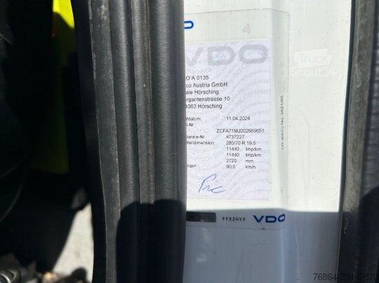 LKW mit Kofferaufbau IVECO 160E KOFFER, E6, LBW PALFINGER