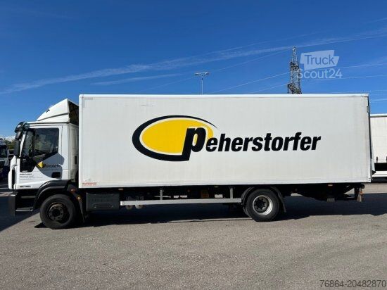 LKW mit Kofferaufbau IVECO 160E KOFFER, E6, LBW PALFINGER