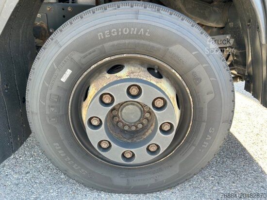 LKW mit Kofferaufbau IVECO 160E KOFFER, E6, LBW PALFINGER