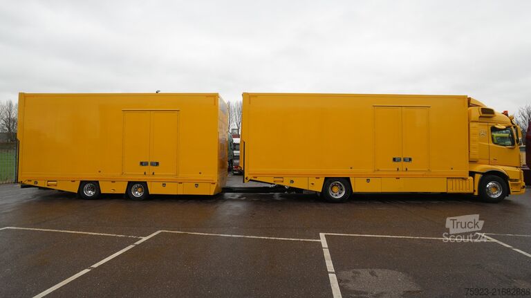 Fourgon porte-voitures Mercedes-Benz ACTROS 1942 CAR TRANSPORTER COMBI WITH TIJHOF T...