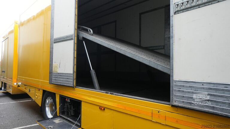 Fourgon porte-voitures Mercedes-Benz ACTROS 1942 CAR TRANSPORTER COMBI WITH TIJHOF T...