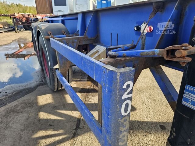 Transport kontenerowy MKF METALLBAU CS 20 / STEEL SUSPENSION/ ROR DRUM.