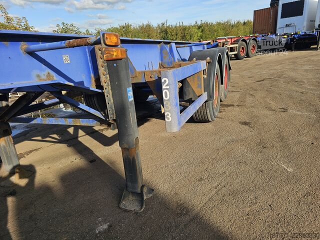Transport kontenerowy MKF METALLBAU CS 20 / STEEL SUSPENSION/ ROR DRUM.