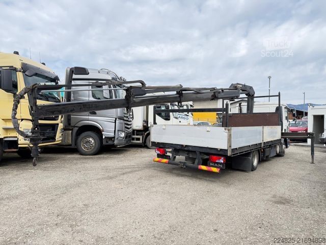 Tovornjak s ploščadjo MAN TGL 12.240 4X2BL PRITSCHE+KRAN HMF 910-K*2007*