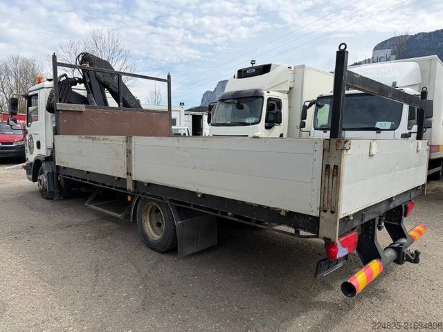 Tovornjak s ploščadjo MAN TGL 12.240 4X2BL PRITSCHE+KRAN HMF 910-K*2007*