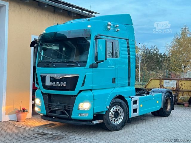 Τυπική μονάδα τράκτορα MAN TGX 18.480 XLX BLS Hydraulik Vollspoiler Leder