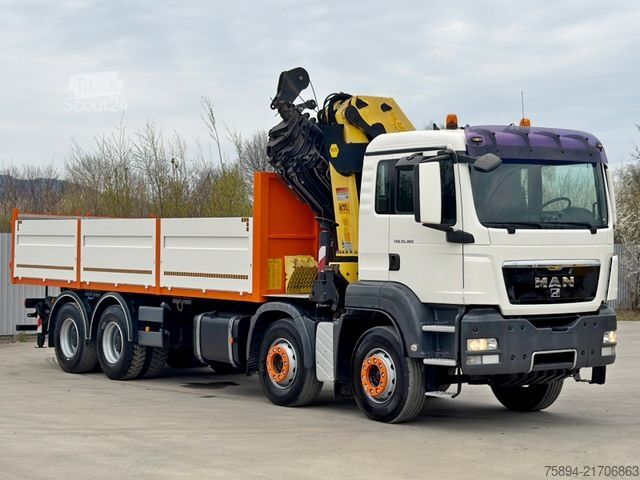 Kravas automašīnai uzstādīts celtnis MAN TGS 35.360*PRITSCHE 7,15m * PK 44002 / FUNK *8x4