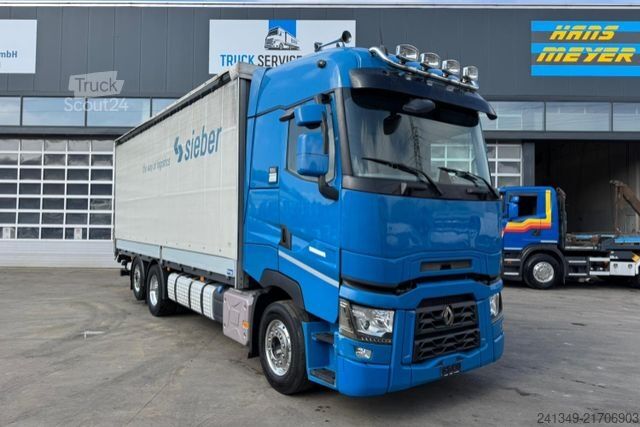 LKW mit Pritsche & Plane RENAULT T520 6x2