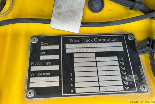 Chasis de camión VOLVO FH-500 10x4