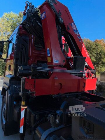 Autožeriav MAN TGS 28.440 6x4-4 ALLRAD KRAN 16m KIPPER