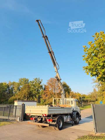 Wywrotka MERCEDES-BENZ Axor 1833 4x2 Kipper Kran 13m FUNK AHK