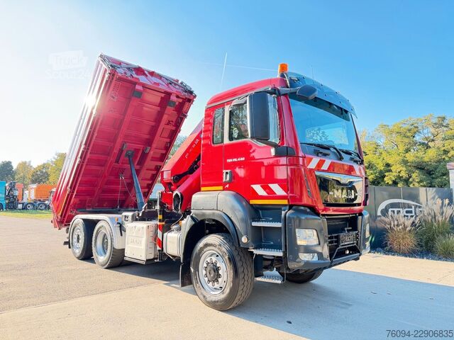 Самосвален камион MAN TGS 28.440 6x4-4 ALLRAD KRAN 16m KIPPER