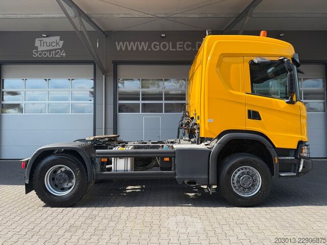 Standart çekici ünitesi SCANIA G450 XT 4x4 Euro 6 SZM Kipphydraulik Blatt /Luft