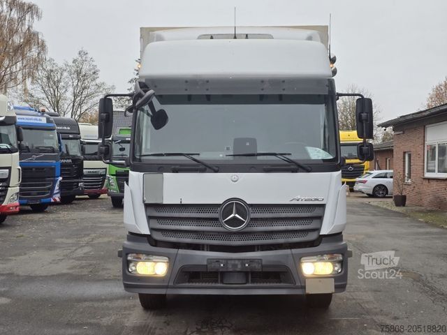 Ladbil med lad MERCEDES-BENZ Atego 1230 Plane 7,20m Hochdach LBW 1,5t AHK