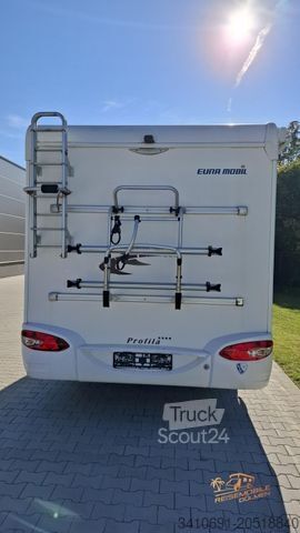 Półzintegrowany kamper EURAMOBIL Profila 650EB Fahrradträger Markise GFK RFK TV