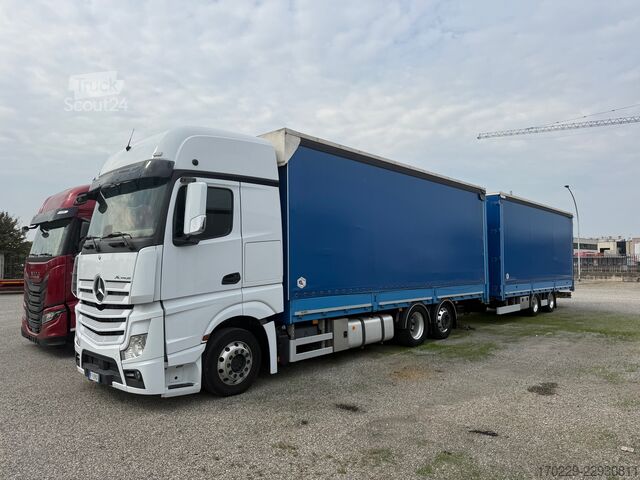 Avolavetta pressupeitolla Mercedes-Benz Actros 2551