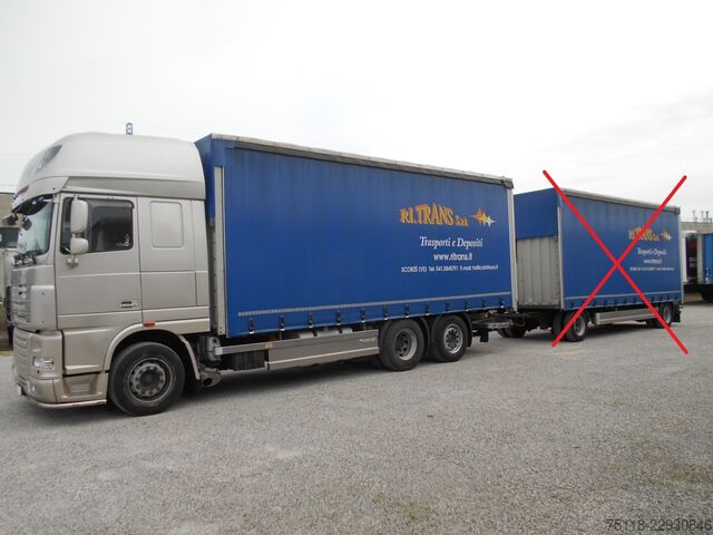 Avolavetta pressupeitolla DAF XF 105.460 6x2 CENTINA + SPONDA