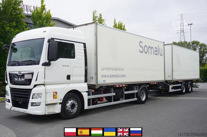 Konténerkészlet MAN TGX 18.430 / Set Box+Trailer 18+18 EPAL