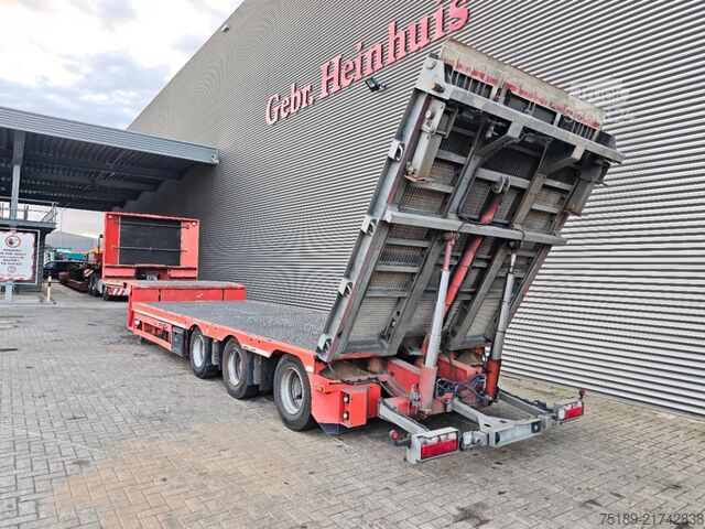 Semi low-loader Meusburger MTS-3 Bridge Ramp Winch!