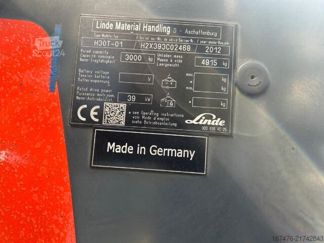 Etukuormaaja trukki Linde H30T-01