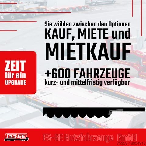 Auflieger mit Arbeitsbühne ES-GE 3-Achs Sattelanhänger - Rungen + CV